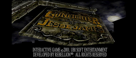 Gunfighter: The Legend of Jesse James Title Screen
